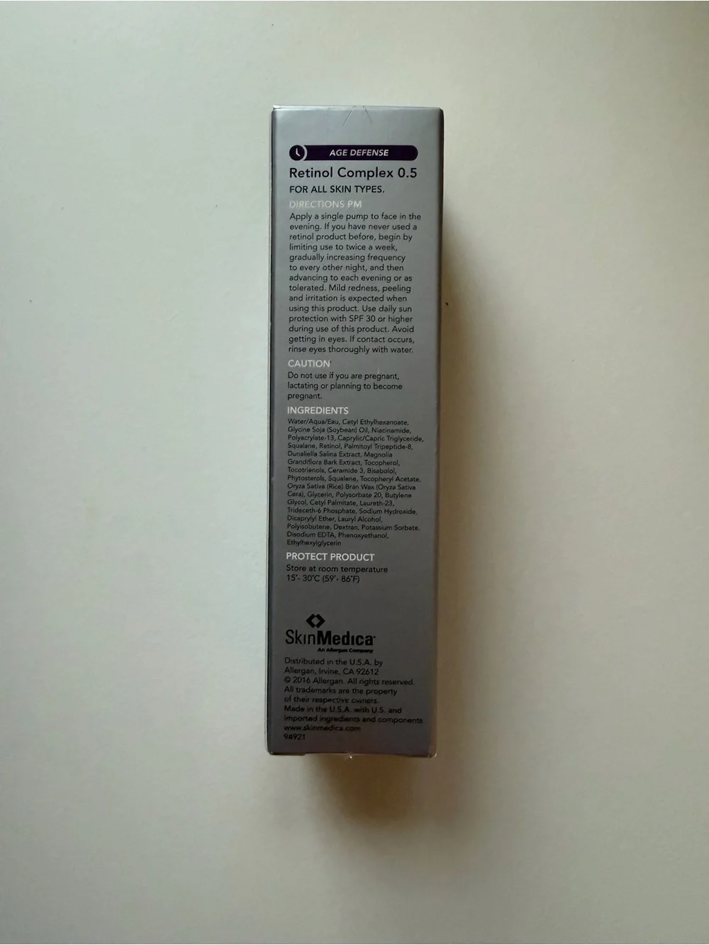 SkinMedica Age Defense Retinol Complex 0.5 (1 fl. oz)  NEW Packaged sealed